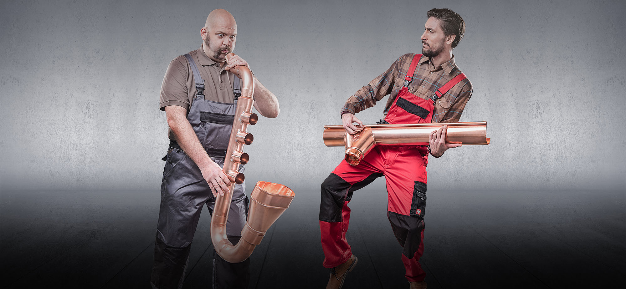 Dachrinnen, Regenrinnen und Fallrohre