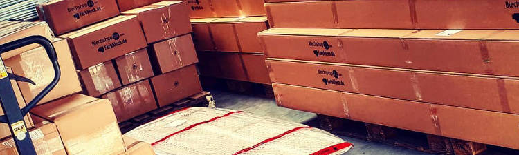 Dachrinnen Versand in 2 Werktagen